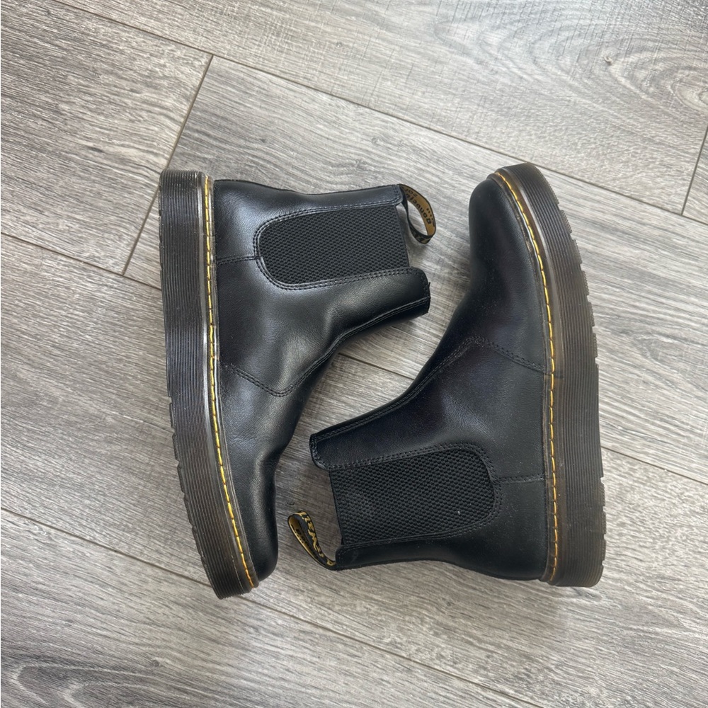 Doc Martens Black Leather Chelsea Boots